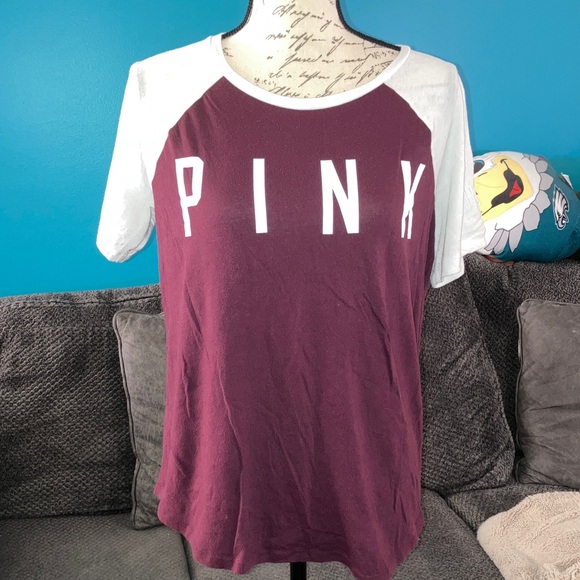 PINK Victoria's Secret | Tops | 4 For 2 Vs Pink Raglan Tshirt Medium ...